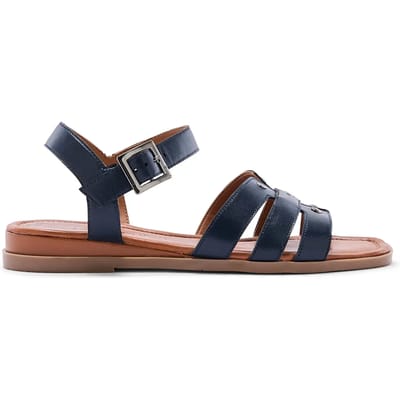 Platte sandalen met studdetails dames Pédiconfort