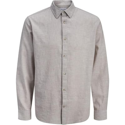 Jack & Jones Heren Overhemd regular fit Bruin XL Volwassenen