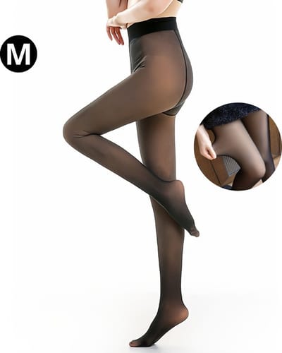 Bovista Gevoerde Panty - Fleece panty - Thermo Panty - Warme Panty - Winter Panty - Legging - Elastisch - Hoge Taille - Maat M