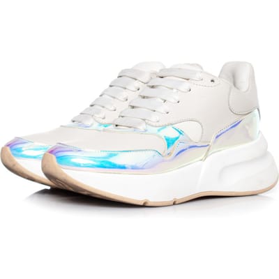 Alexander McQueen Iridescent Larry-sportschoenen.