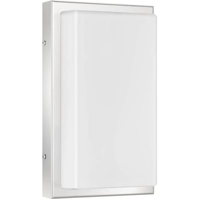 LCD Buitenwandlamp Julea, roestvrij staal, bewegingsmelder