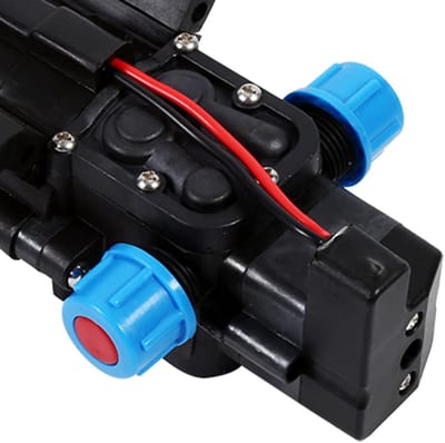 12V Waterpomp Zelfaanzuigend met Drukschakelaar - 5 L/Min voor Caravan, Camper en Tuin