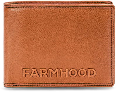 Farmhood Memphis Portemonnee RFID-bescherming Leder 12.5 cm - Jongens - Horizontaal - camel