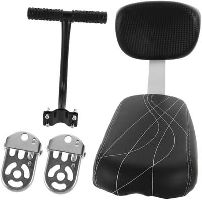 Kinderfiets Achterzitje Met Ergonomische Armleuning Rugsteun Eenvoudig Te Monteren Mountainbike Achterdrager Comfortabel Voor Gezinsuitjes Buitenactiviteiten