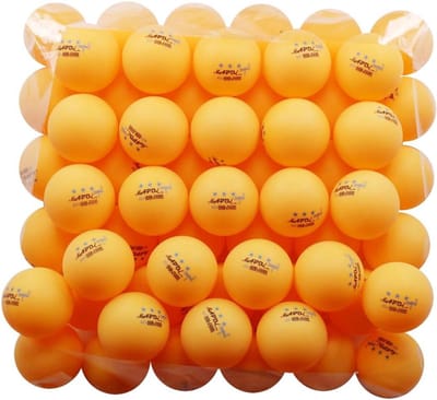 50 Stuks Oranje 3-Sterren Premium Pingpongballen voor Geavanceerde Training