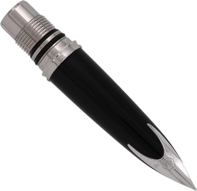 Waterman Carene: 18KT Rhodium Plated Bloc Nib - Zilveren Trims - Fijn formaat