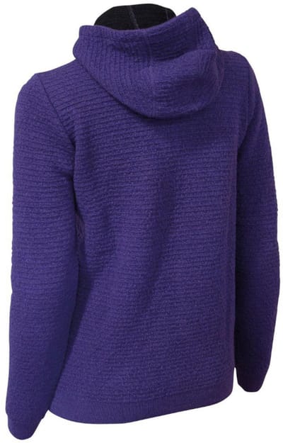 Ivanhoe vest Morel Hood FM Dark Purple voor dames van wol - Paars
