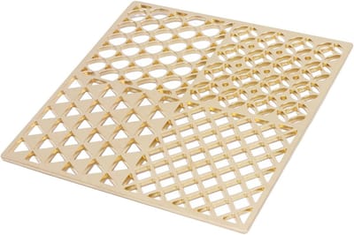 Ijsstempelbak Koper - Cocktailijs Maker - Dranken Verfraaien - Geometrische Patronen - 43 Inch Blokjes - Koper