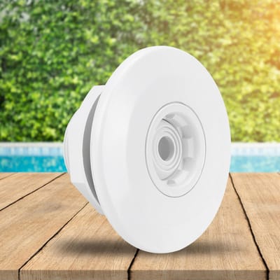 G2in Schroefdraad Man 360 Graden Rotatie Zwembad Massage Mondstuk Afvoeruitlaat SPA Accessoires white