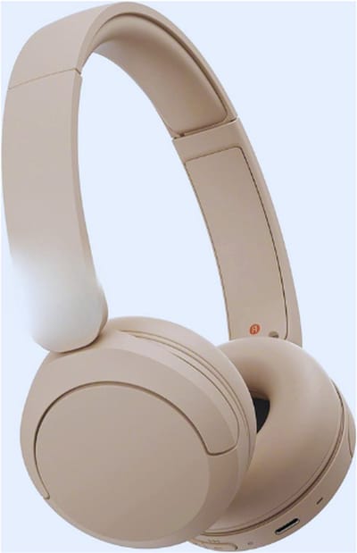 Draadloze Bluetooth-Hoofdtelefoon - Tot 50 Uur Batterijduur met Snellaadfunctie - On-Ear Model - Beige