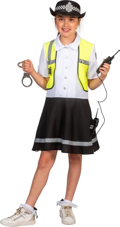 Politiekostuum | English Police Girl Tracey | Meisjes | Maat 116 | Verkleedkleding