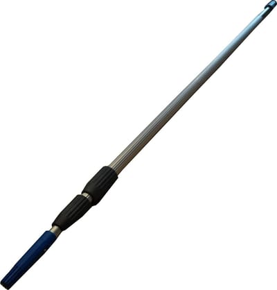 Telescopische stang - Uitschuifstok aluminium - Ramen lappen - Lichtgewicht aluminium - 450 m - Zilver