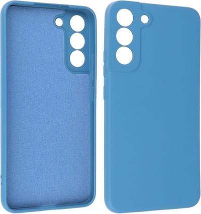 Fashion Backcover Telefoonhoesje - Color Hoesje - Geschikt voor Samsung Galaxy S22 Plus - Navy