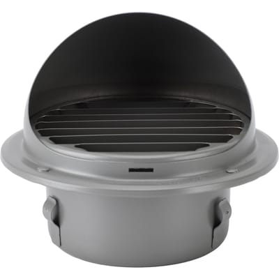 Roestvrijstalen Luchtrooster Veelzijdig Weerbestendig Rond Lamellen Uitlaatrooster Grill Kap Ventilatie