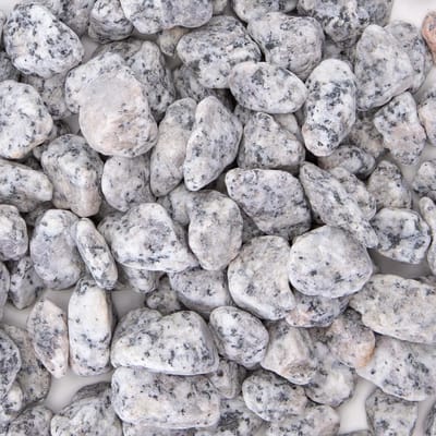 Decoratief grind - Kiezels - Tuin aankleden - Zwart wit contrast - 300 gram - Zwart en wit
