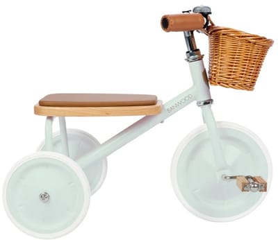 Banwood Driewieler - Pale Mint - Driewieler vintage - 2-6 jaar - Kinderfietsje