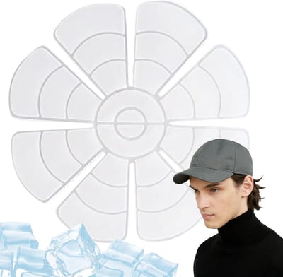 Hard Hat Pad - Hard Hat Cooling Pad - Helm Ice Cold Packs Kalmerend voor Persoonlijke Verzorging Gezondheid Hoofd Paardensport Rijden Outdoor - Cyslmuk®