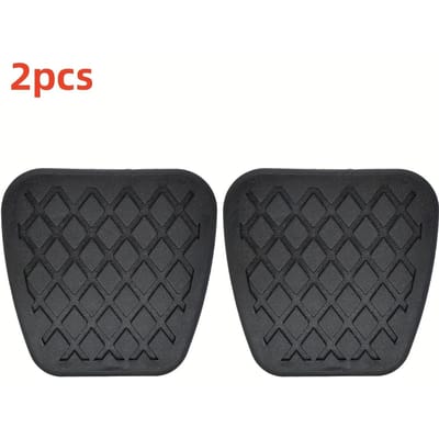 2 stuks Rubber Rem- en Koppelingspedaalpads voor Honda Civic Accord CR-V CRX Element Prelude voor ACURA Integra TSX RSX TL Vigor - Antislip, Auto Pedaalhoezen zwart