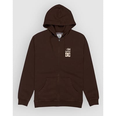 DC Chopper Zip Hoodie bruin