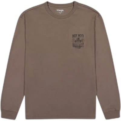 Wrangler 112357313 T-shirt Met Lange Mouwen Beige L Man