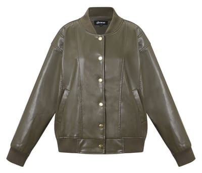 Woven Polyester Fiber Women's Bomber Jacket Fall/Winter Street Style
