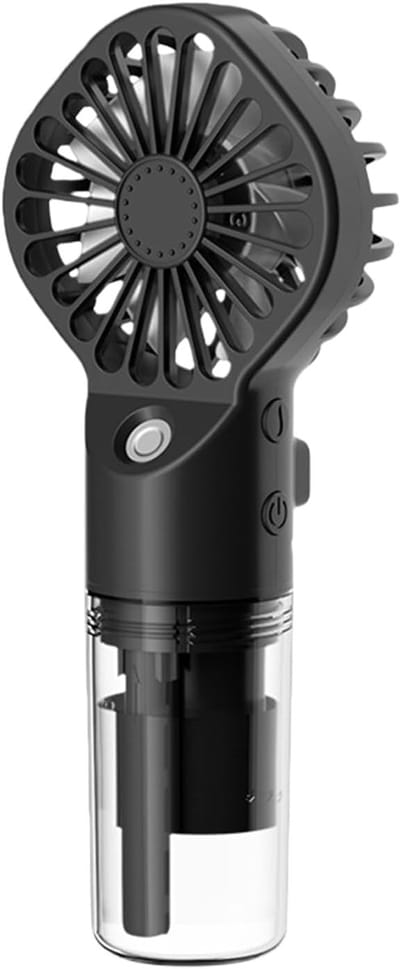 VHV - Handventilator - USB oplaadbare mini ventilator met mist spray - draagbare koeling voor school, camping en reizen