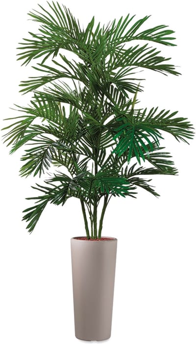 HTT - Kunstplant Areca palm in Clou rond taupe H195 cm