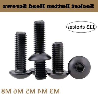 RVS Hex Socket Button Head Schroeven, 20 Stuks, M5*16mm, Ideaal voor Bevestigen en Montage