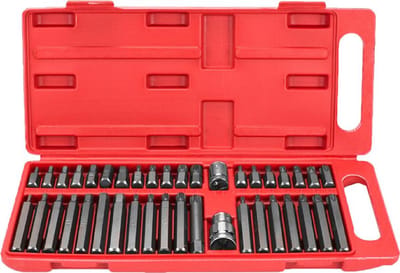 Silver Serie - 40-delige Bit Set - Torx - Spline - Hex