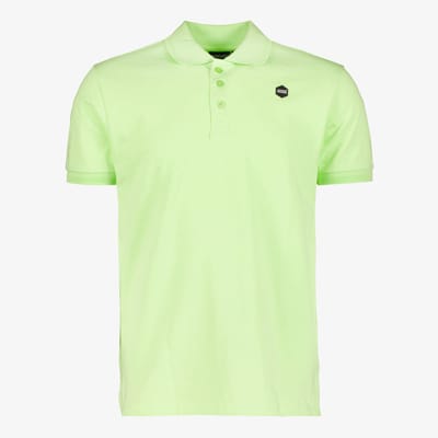 Unsigned heren polo lichtgroen - Maat S