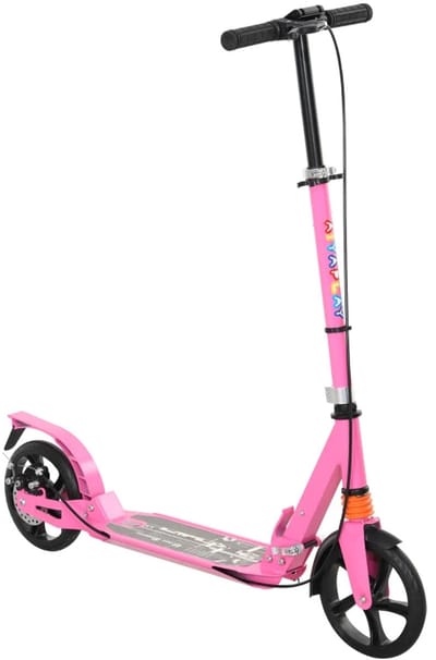 Kinderstep - Kinderstepjes met Dubbele Remmen - Voetsteun - Opvouwbaar Step - Stadsstep - Stuurhoogte: 88-103 cm - Speelgoed Jongens/Meisjes 6-12 jaar - Draagkracht tot 100 kg - Roze