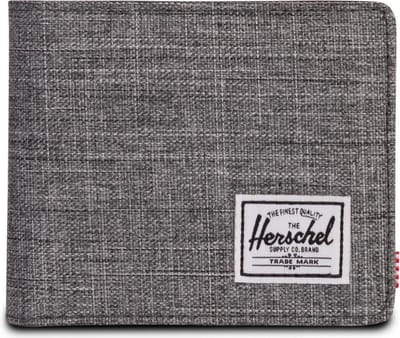 Hank RFID - Raven Crosshatch / Herenportefeuille met RFID blocking layer / Beperkte Levenslange Garantie / Grijs