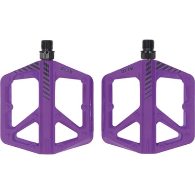 1 Paire Pédales de Vélo Fibre de Nylon Élargies Antidérapantes Réduisent la Friction Pédale Plate Pédale Plateforme pour