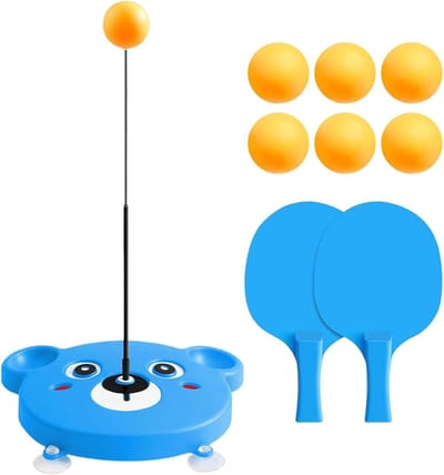 Tafeltennistrainer Set - Pong Trainer - Sport Vaardigheden Oefenen - Flexibele Zachte Schacht - 35 x 20 x 10 cm