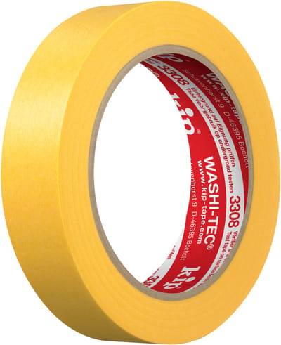 Kip Afplakband Geel Fine Line 3308