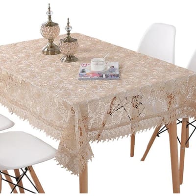 Nieuw Pastorale Blad Kant Uitgesneden Kant Rond Rechthoekig Tafelkleed Koffie Thee Eettafel Magnetron Oven Stofhoes Home Decor 60x60cm koffie