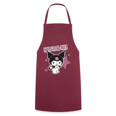 Kuromi Met Letters En Sterren In Leeuwstijl Keukenschort