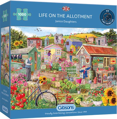 Gibsons - Life on the Allotment (door Janice Daughters) - 1000 stukjes 68×49cm (b×h) - Legpuzzel voor volwassenen