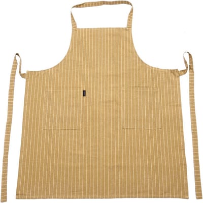 Pinstripe Schort geel 75x90cm