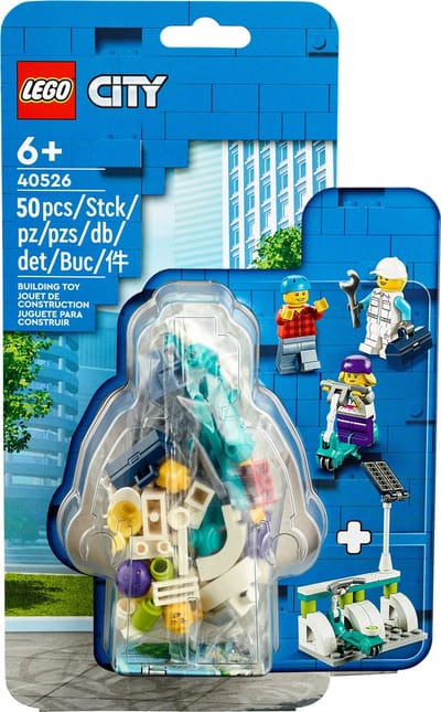 LEGO City Electric Scooters & Charging Dock 40526, Bouwpakket, 6 jaar, Kunststof, 0 stuk(s), 74 g