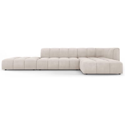 Hoekbank Francesca chenille rechts 5-zits | Milo Casa
