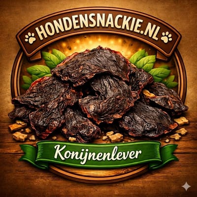 Hondensnackie Konijnenlever – 1000 Gram – Natuurlijke en Hypoallergene Traktatie