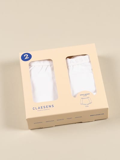 Claesen's® - Meisjes Boxershort 2-Pack WitCL 733-White-10