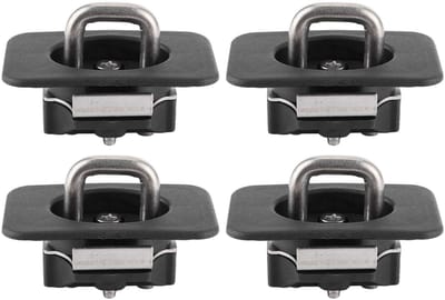 Dailygoods- Tie Down Ankers 1000 lbs Laadvermogen - Vrachtwagen Ankers - Eenvoudige Installatie - Roestvrij Staal - Geschikt voor F-150/Silverado - Duurzaam en Corrosiebestendig