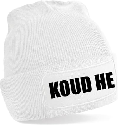 Koud He Warme Wintermuts | Beanie | Muts | Winter | Kou | Koud | Tekst | Cadeau | Apres Ski | Wintersport | Skimuts | Verzending binnen 24 uur!