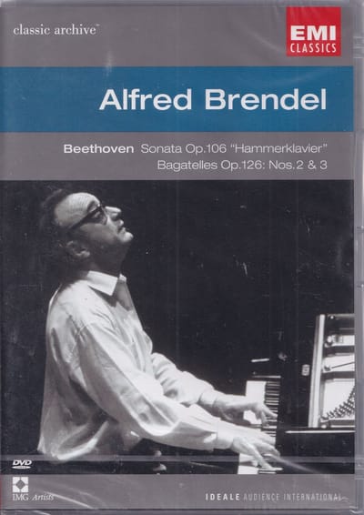 DVD Alfred Brendel - Ludwig van Beethoven - Alfred Brendel (piano)