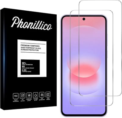 Screenprotector geschikt voor Samsung Galaxy A27 5G - 2 stuks Beschermglas van glas Transparante glazen schermbeschermfolie
