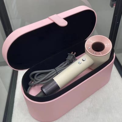 Föhn in geschenkdoos - 1600 W - borstelloze motor en constante temperatuur - niet-opvouwbare handgreep - all-pink case met sunset rose föhn