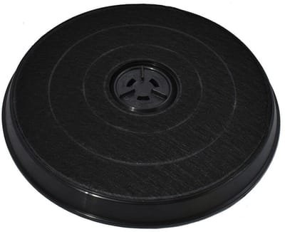 AllSpares Koolstoffilter (2St.) voor afzuigkappen geschikt voor Electrolux EFF57, E3CFF57 - Bosch Siemens 11005728, 11005734 - AEG Zanussi MCEF03, 9029800472 - Whirlpool 484000008636 (Ø231mm)