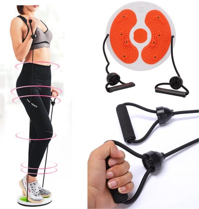 Cardio twister Disc – Buikspiertrainer - Balance Board – Balanstrainer – Workout – Hometrainer - Draaischijf - LOUZIR